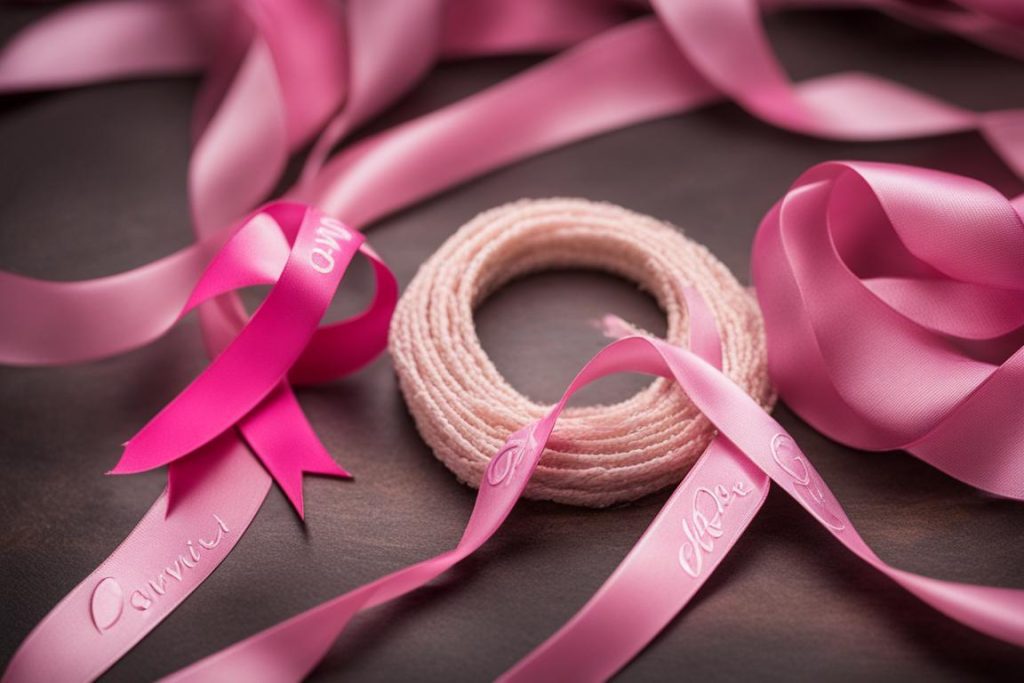 pink ribbon symbolizes unity and support for breast cancer survivors